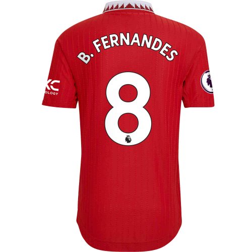 2022/23 adidas Bruno Fernandes Manchester United Home Authentic Jersey