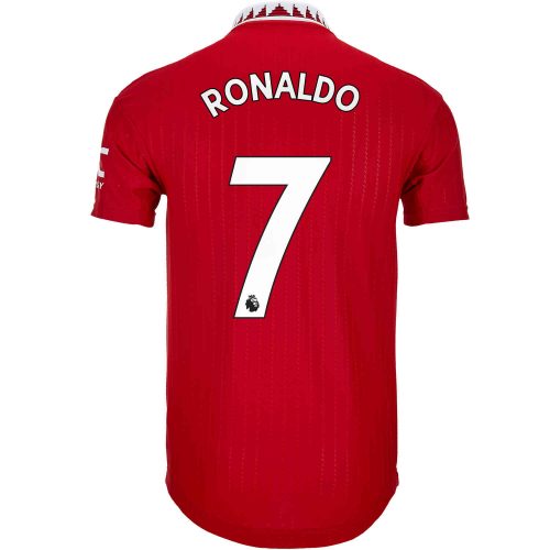 2022/23 adidas Cristiano Ronaldo Manchester United Home Authentic Jersey