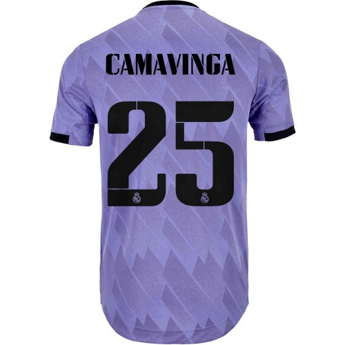 2022/23 adidas Eduardo Camavinga Real Madrid Away Authentic Jersey