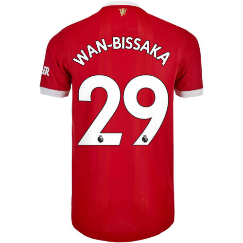 2021/22 adidas Aaron Wan-Bissaka Manchester United Home Authentic Jersey