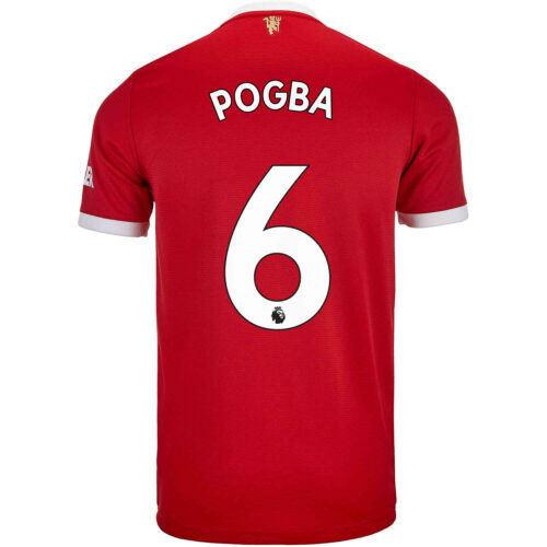 2021/22 adidas Paul Pogba Manchester United Home Jersey