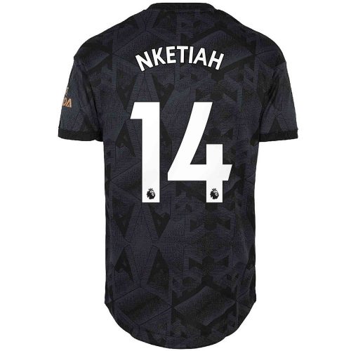 2022/23 adidas Eddie Nketiah Arsenal Away Authentic Jersey