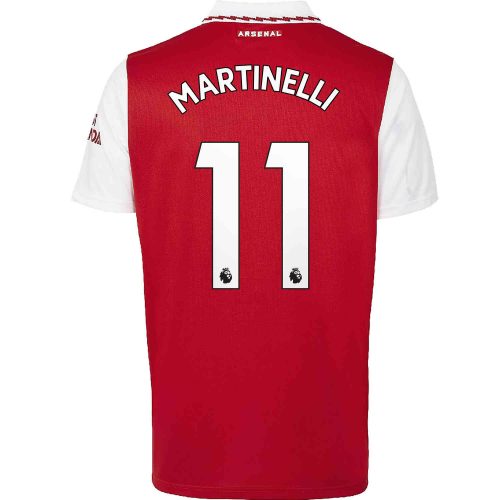 2022/23 adidas Gabriel Martinelli Arsenal Home Jersey