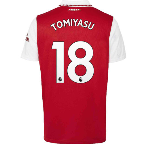 2022/23 adidas Takehiro Tomiyasu Arsenal Home Jersey