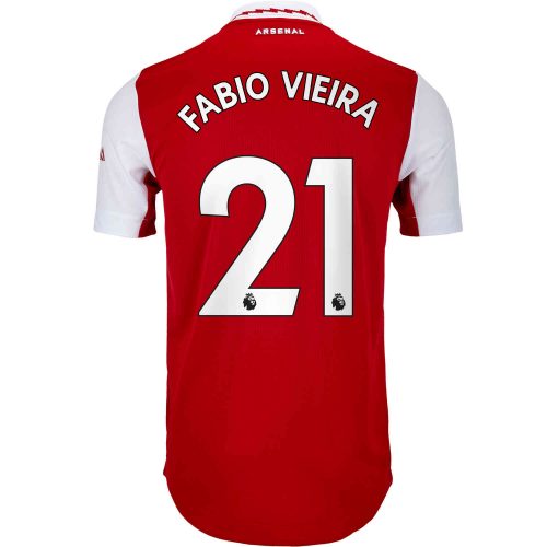 2022/23 adidas Fabio Vieira Arsenal Home Authentic Jersey