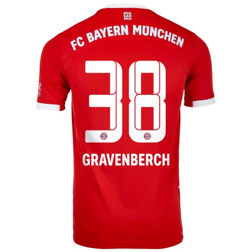2022/23 adidas Ryan Gravenberch Bayern Munich Home Jersey