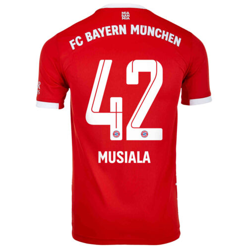 2022/23 adidas Jamal Musiala Bayern Munich Home Jersey