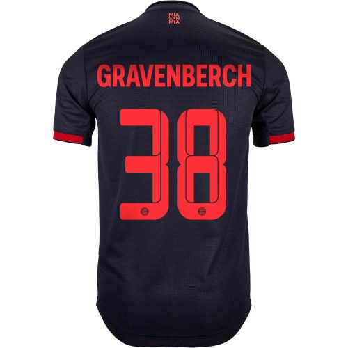 2022/23 adidas Ryan Gravenberch Bayern Munich 3rd Authentic Jersey