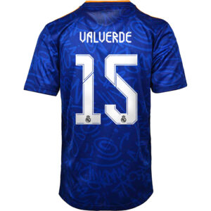 2021/22 adidas Federico Valverde Real Madrid Away Jersey - SoccerPro