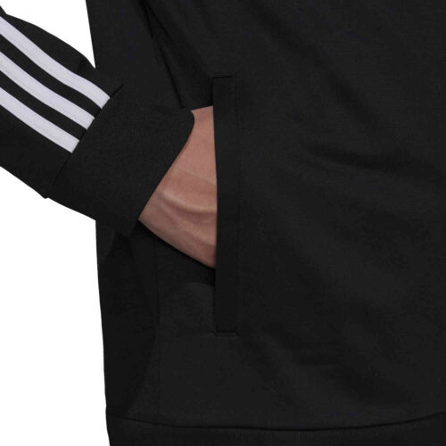 adidas 3-Stripes Track Jacket – Black/White