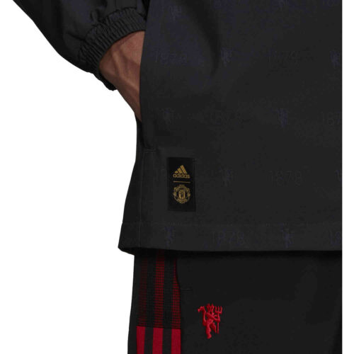 adidas Manchester United Windbreaker Jacket – Black