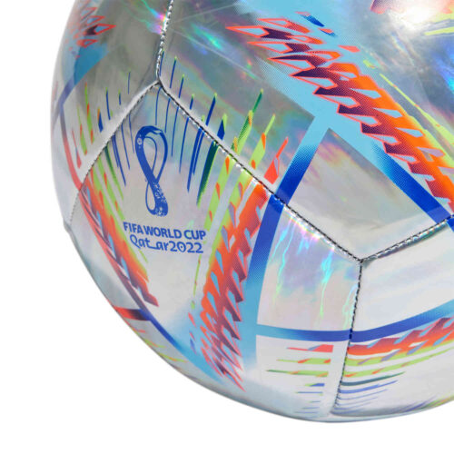 adidas World Cup Foil Rihla Training Soccer Ball – 2022