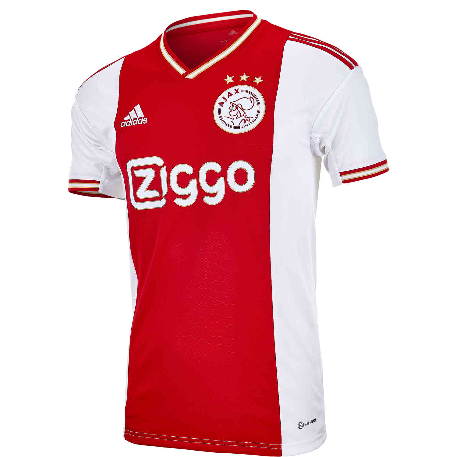 Cabeza En Vivo bienestar 2022/23 adidas Ajax Home Jersey - SoccerPro