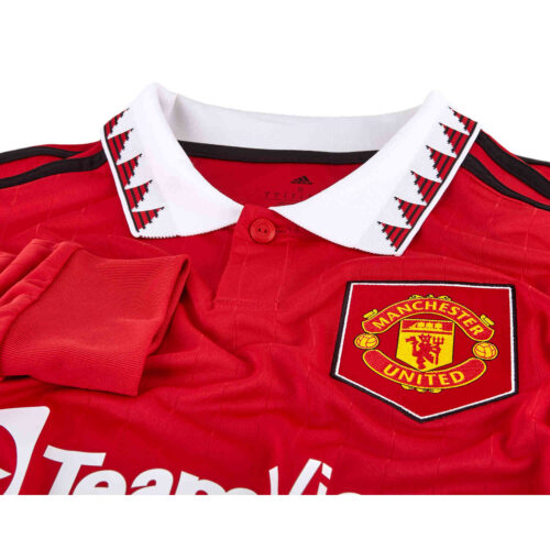 2022/23 adidas Paul Pogba Manchester United L/S Home Jersey