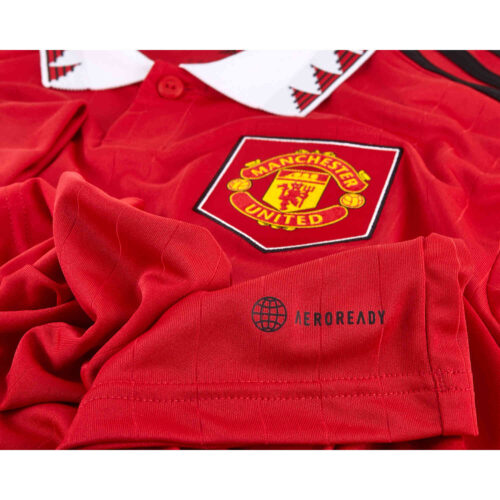 2022/23 adidas Anthony Elanga Manchester United L/S Home Jersey