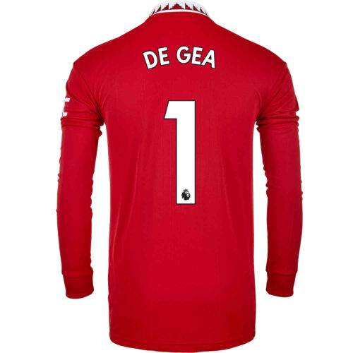 2022/23 adidas David de Gea Manchester United L/S Home Jersey