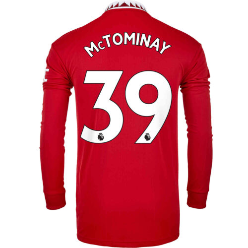 2022/23 adidas Scott McTominay Manchester United L/S Home Jersey