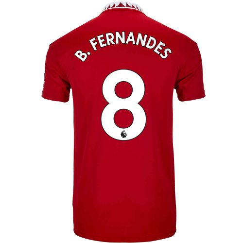 2022/23 Kids adidas Bruno Fernandes Manchester United Home Jersey