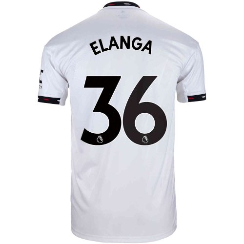 2022/23 Kids adidas Anthony Elanga Manchester United Away Jersey