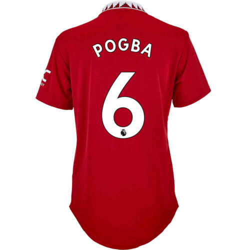 2022/23 Womens adidas Paul Pogba Manchester United Home Jersey