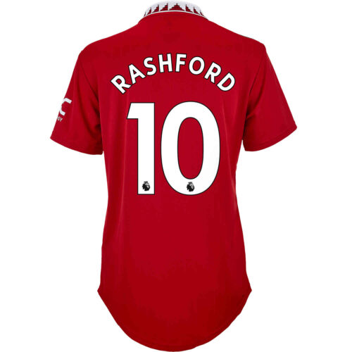 2022/23 Womens adidas Marcus Rashford Manchester United Home Jersey