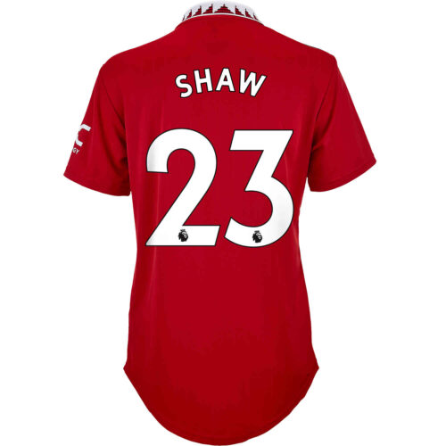 2022/23 Womens adidas Luke Shaw Manchester United Home Jersey