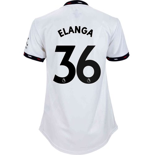2022/23 Womens adidas Anthony Elanga Manchester United Away Jersey