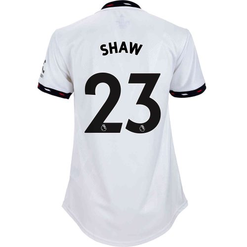 2022/23 Womens adidas Luke Shaw Manchester United Away Jersey