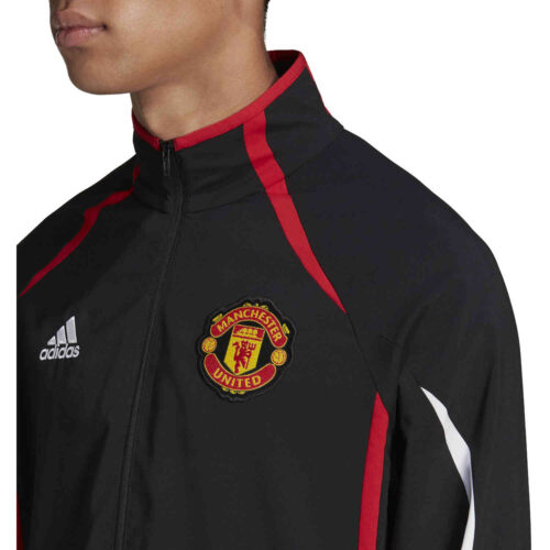 adidas Manchester United Teamgeist Woven Jacket – Black