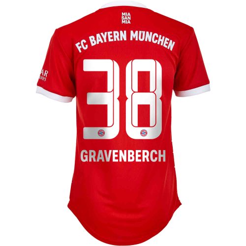 2022/23 Womens adidas Ryan Gravenberch Bayern Munich Home Jersey