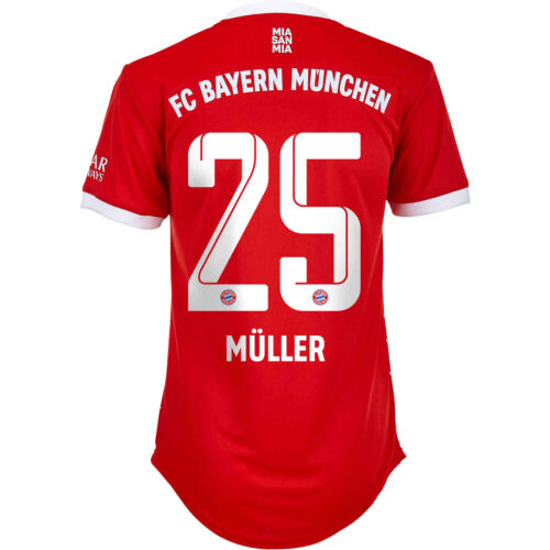2022/23 Womens adidas Thomas Muller Bayern Munich Home Jersey