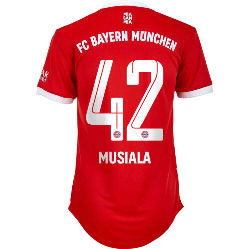 2022/23 Womens adidas Jamal Musiala Bayern Munich Home Jersey