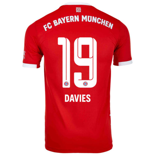 2022/23 Kids adidas Alphonso Davies Bayern Munich Home Jersey