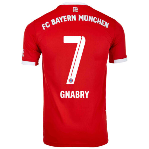 2022/23 Kids adidas Serge Gnabry Bayern Munich Home Jersey