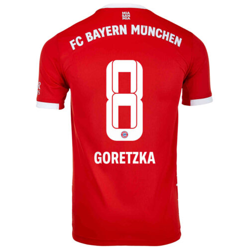 2022/23 Kids adidas Leon Goretzka Bayern Munich Home Jersey