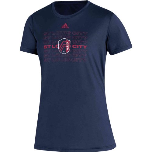 Womens adidas St. Louis City SC Creators Tee – Navy