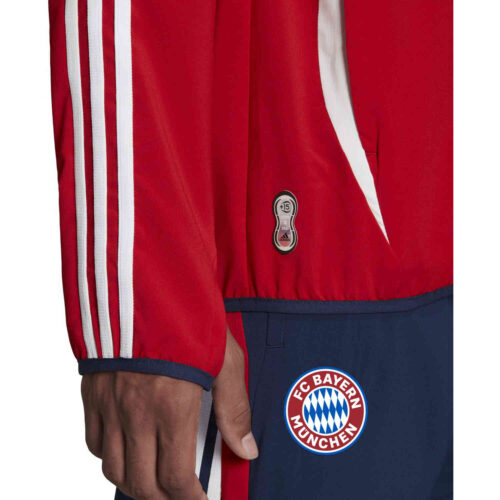 adidas Bayern Munich Teamgeist Woven Jacket – FCB True Red/Night Indigo