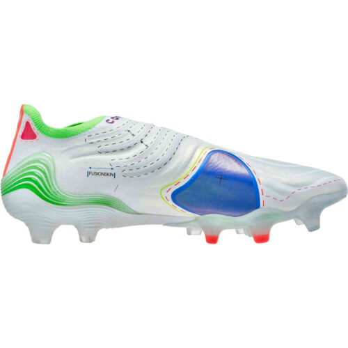 adidas Inside Out Copa Sense+ FG – White with Solar Yellow & Shock Pink