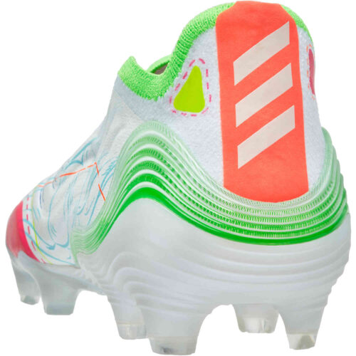 adidas Inside Out Copa Sense+ FG – White with Solar Yellow & Shock Pink