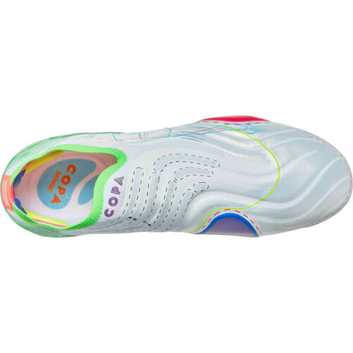 adidas Inside Out Copa Sense+ FG – White with Solar Yellow & Shock Pink