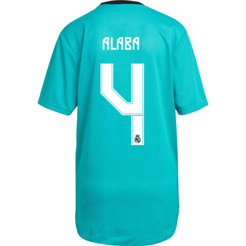 2021/22 adidas David Alaba Real Madrid 3rd Authentic Jersey