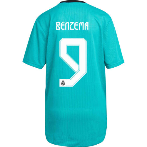 2021/22 adidas Karim Benzema Real Madrid 3rd Authentic Jersey