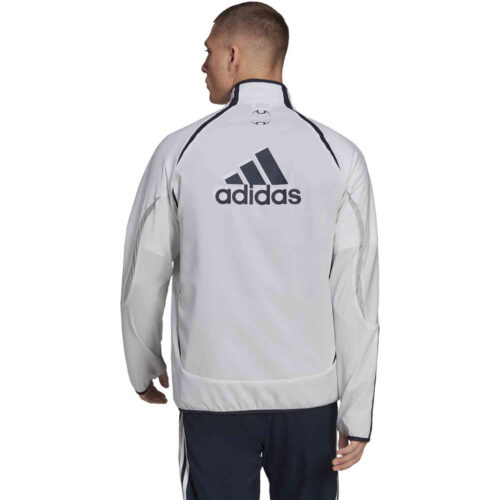 adidas Real Madrid Teamgeist Woven Jacket – White