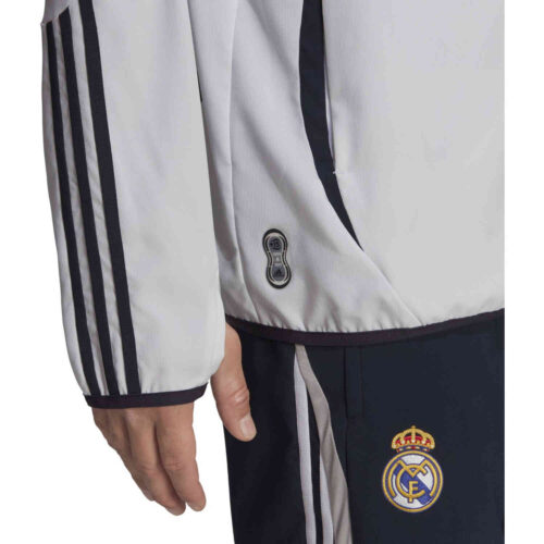 adidas Real Madrid Teamgeist Woven Jacket – White