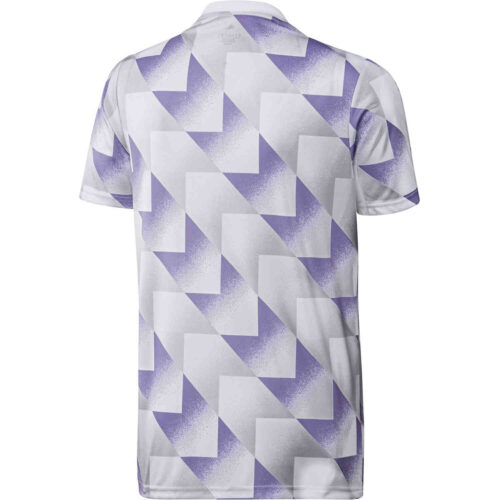 adidas Real Madrid Pre-match Top – White/Dash Grey/Magic Lilac