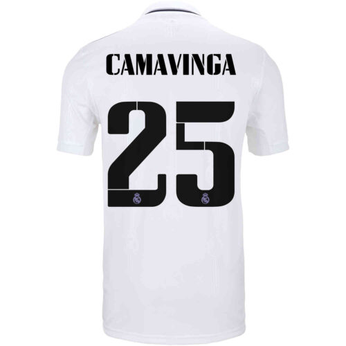 2022/23 Kids adidas Eduardo Camavinga Real Madrid Home Jersey