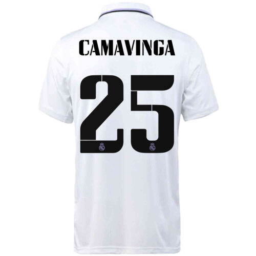 2022/23 Kids Nike Eduardo Camavinga Real Madrid Home Jersey