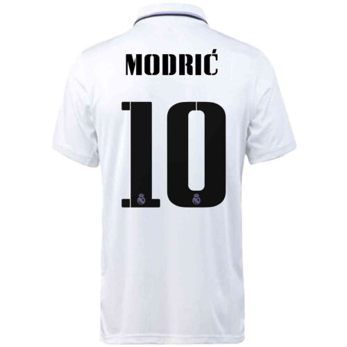 2022/23 Kids adidas Luka Modric Real Madrid Home Jersey