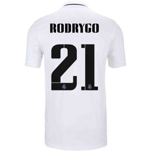 2022/23 Kids adidas Rodrygo Real Madrid Home Jersey