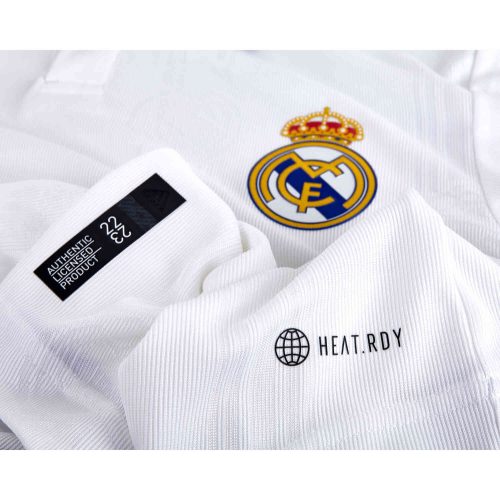 2022/23 adidas Eduardo Camavinga Real Madrid L/S Home Authentic Jersey